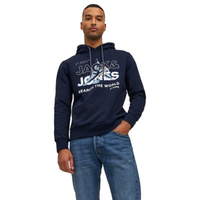 sweatshirt à capuche homme jcohunt