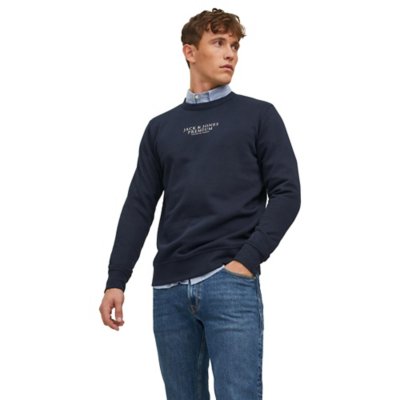 sweatshirt homme jprbluarchie crew neck sg sn
