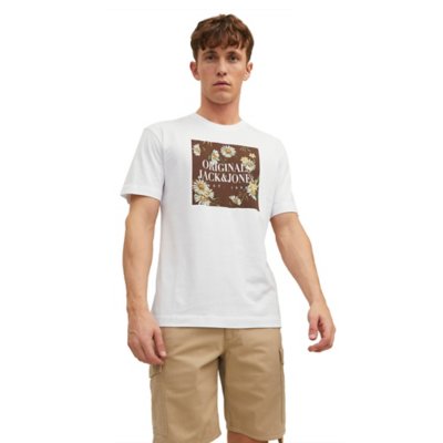 tee-shirt à manches courtes homme jorflores crew neck