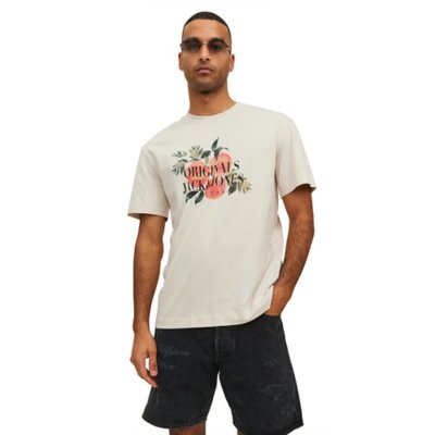 tee-shirt à manches courtes homme jorflores crew neck