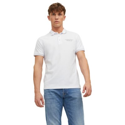 polo à manches courtes homme jprbluarchie ss sg sn