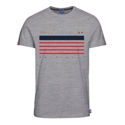 tee-shirt à manches courtes homme jorrequimstripe ss crew neck