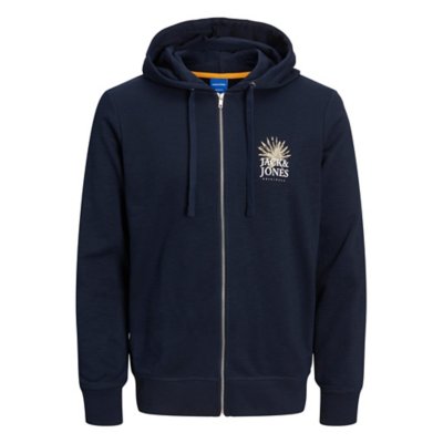 sweatshirt zippé à capuche homme jorcrayon zip hood