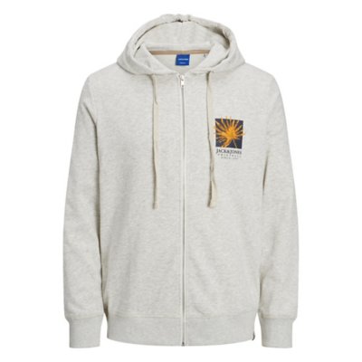 sweatshirt zippé à capuche homme jorcrayon zip hood