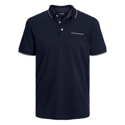 polo à manches courtes homme jprbluvance ss prsp23