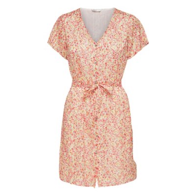 robe femme onlmandi s/s v-neck button