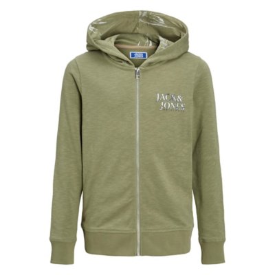 sweatshirt zippé à capuche garçon jorcrayon zip hood