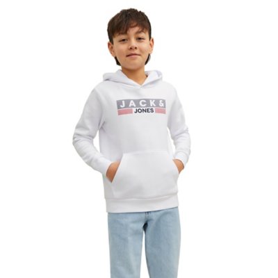 sweatshirt à capuche garçon jjecorp logo play4 noos