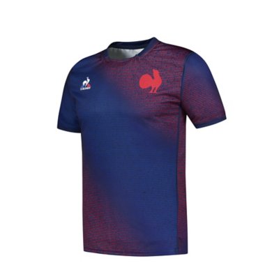 maillot de rugby homme ffr xv de france pré-match 23/24