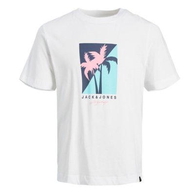 tee-shirt à manches courtes homme jortulum logo crew neck