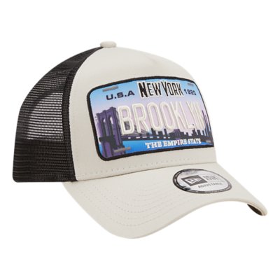 casquette homme license plate trucker newera stn