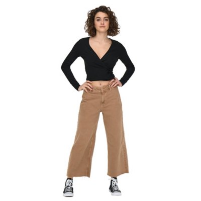 tee-shirt à manches longues femme onlemma tie rap