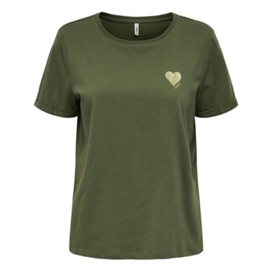 tee-shirt à manches courtes femme heart
