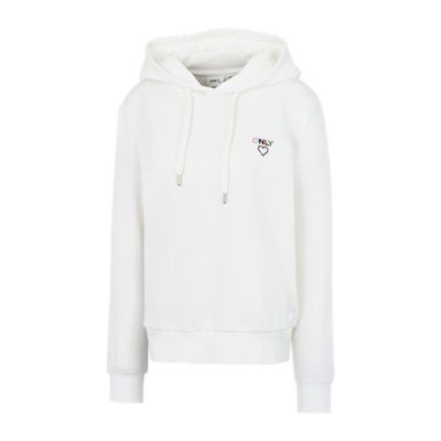 sweatshirt à capuche femme onlnoomi l/s logo hood int cs swt