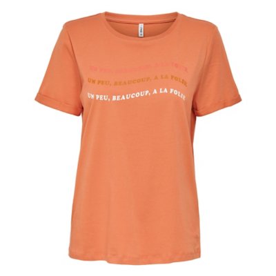 tee-shirt à manches courtes femme onlsonya box