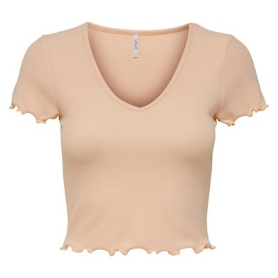 tee-shirt à manches courtes femme onlkika v-neck