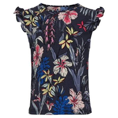 chemise à manches courtes fille konsaga o-neck puff