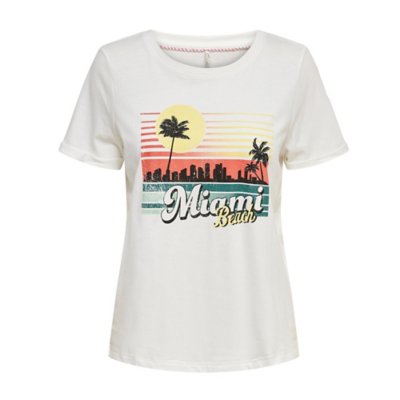tee-shirt à manches courtes femme onlsunny reg box