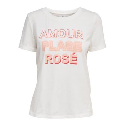 tee-shirt à manches courtes femme onlrizzy