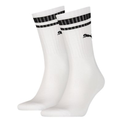 chaussettes homme puma crew heritage stripe 2p unisex
