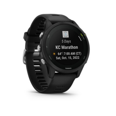 Montre GPS Cardio Forerunner 654 Music Noire GARMIN - Sports Aventure