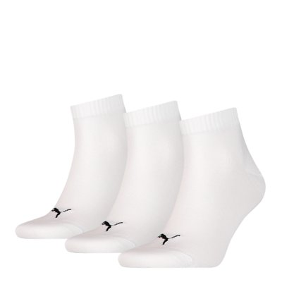 chaussettes adulte unisex quarter plain 3p