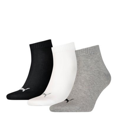 chaussettes adulte unisex quarter plain 3p