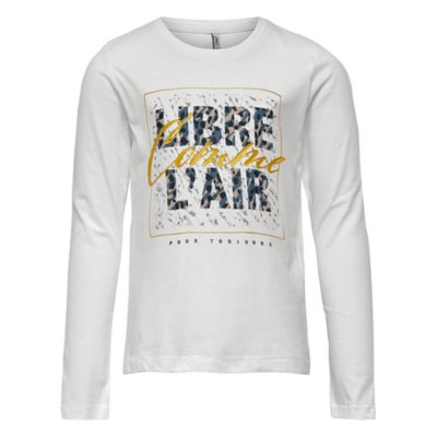 tee-shirt à manches longues fille kogemma r