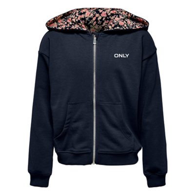 sweatshirt zippé à capuche fille kogzoey life