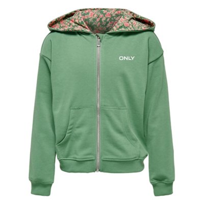 sweatshirt zippé à capuche fille kogzoey life