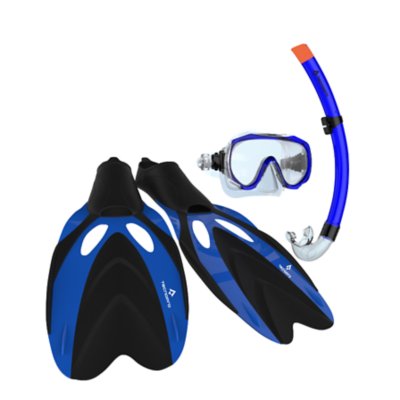 set palmes, masque et tuba adulte set pmt st3 3