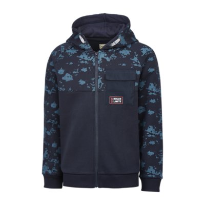 sweatshirt zippé à capuche garçon pierre ga zip