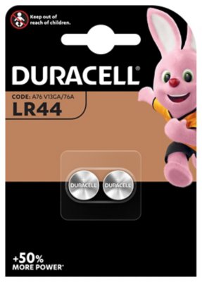 pile duracell lr44 x2