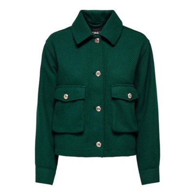 ONLY CARGO VESTE Vert/Kalamata - Veste Femme Only 