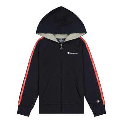 sweatshirt zippé à capuche garçon hooded full zip sweatshirt