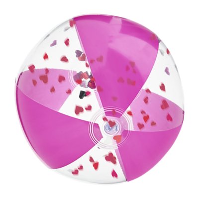 jeu gonflable ballon de plage avec paillettes 41cm