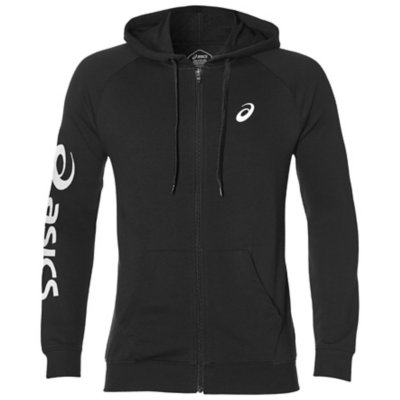 sweatshirt zippé de training à capuche homme big asics fz hoodie