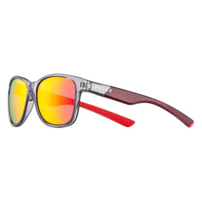 lunettes de soleil adulte mayer gris translucide brillant