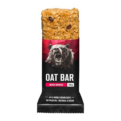 barre énergétique avoine morceaux fruits