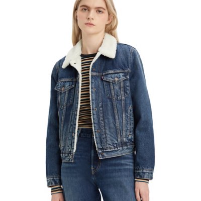 Veste levis jean femme hot sale