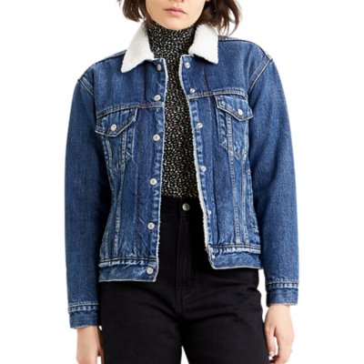 Veste levis best sale fourrure femme