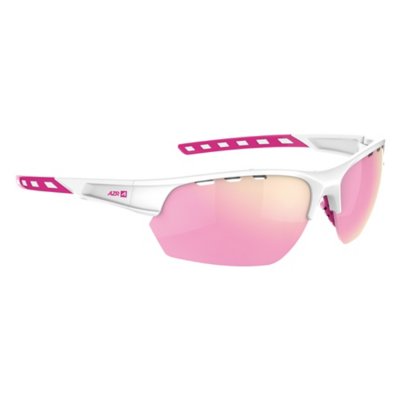 lunettes femme izoard blanche vernie fushia ecran rose