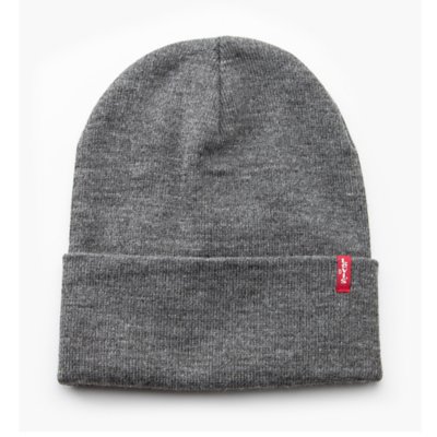bonnet homme slouchy red tab beanie