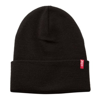 bonnet homme slouchy red tab beanie