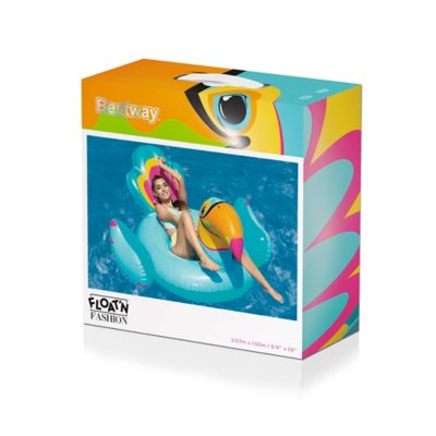 bouée gonflable chevauchable toucan