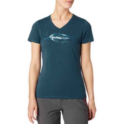 tee-shirt de randonnée à manches courtes femme kulma wms