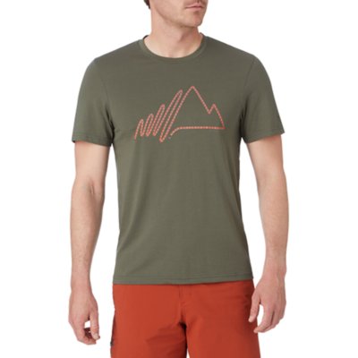 tee-shirt de randonnée à manches courtes homme kulma ux