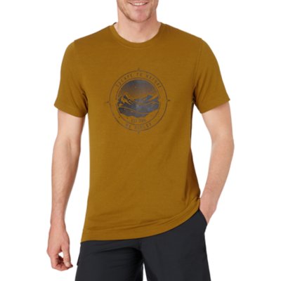 tee-shirt de randonnée à manches courtes homme rogers ux