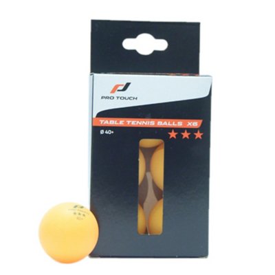 balles de tennis de table pro ball 3 star x6