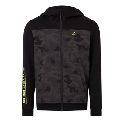 sweatshirt zippé à capuche garçon lenny v